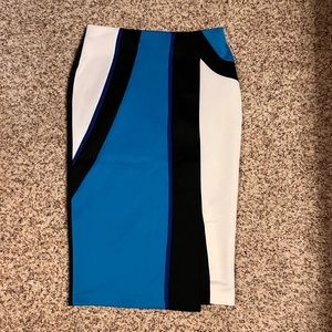 Bisou Bisou Color block Pencil Skirt - only worn twice!
